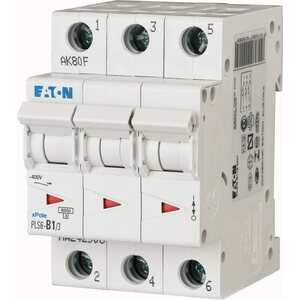 Eaton C1 3P 6kA PLS6-C1/3-MW
