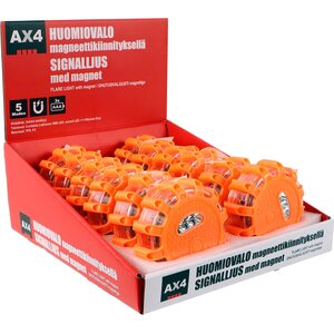 AX4 Huomiovalo magneettikiinnityksellä