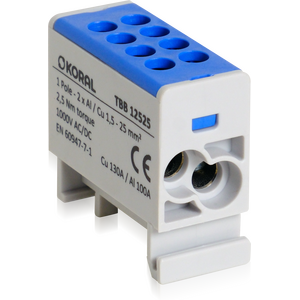 Yleisliitin TBB 2x1,5mm2-25mm2, sininen