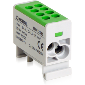Yleisliitin TBB 2x1,5mm2-25mm2, vihreä