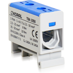 Yleisliitin 1x6-50mm², sininen