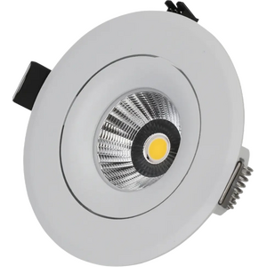 Alasvalo 8.5W 570lm 3000K,IP43, valkoinen, himmennettävä