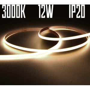MW Lightning LED-nauha 24VDC 3000K 12W 1060lm/m IP20 COB 5m
