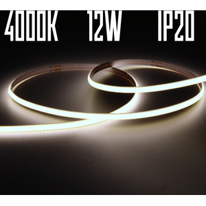 MW Lightning LED-nauha 24VDC 4000K 12W 1180lm/m IP20 COB 5m